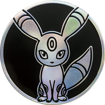 画像1: コイン『ブラッキー(銀:ミラー)』※【サプライ】{-}