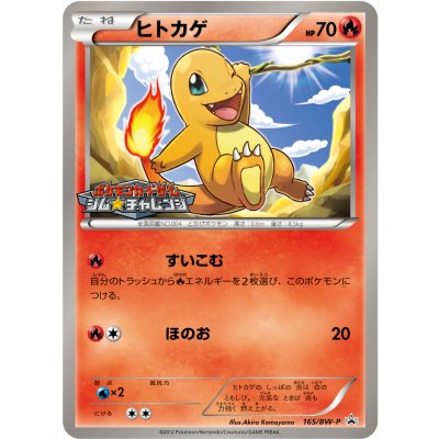 〔状態C〕ヒトカゲ【P】{165/BW-P}