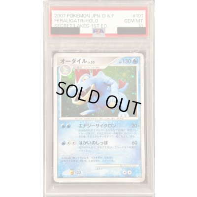 画像1: 〔※状態難/PSA10鑑定済〕オーダイル【-】{DPBP#191}