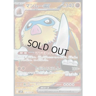 画像1: 〔状態B〕マンムーex【SR】{116/100}