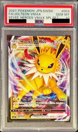 〔PSA10鑑定済〕サンダースVMAX(RRR仕様)【-】{003/004}