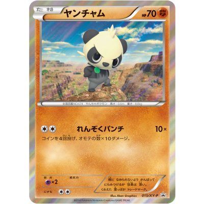 〔状態A-〕ヤンチャム【P】{015/XY-P}