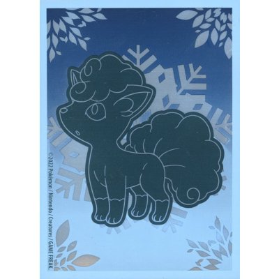 画像1: 〔状態A-〕デッキシールド『海外/アローラロコン(雪の結晶背景)※』65枚入り【サプライ】{-}
