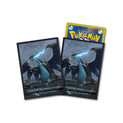 〔状態A-〕デッキシールド『メガリザードンX 古城』64枚入り【サプライ】{-}