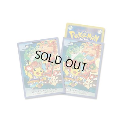 画像1: デッキシールド『青枠/ねぶた祭ごっこピカチュウ』64枚入り【サプライ】{-}