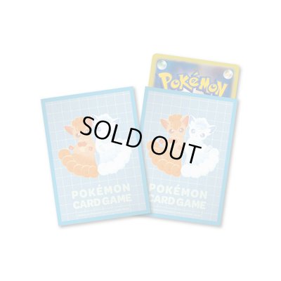 画像1: デッキシールド『にたものどうし ロコン＆アローラロコン』64枚入り【サプライ】{-}