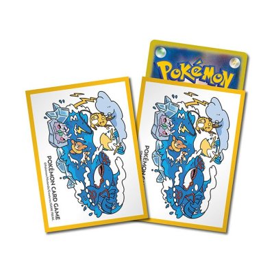 デッキシールド『黄枠/OTENKI TEAM あめふらし』64枚入り【サプライ】{-}