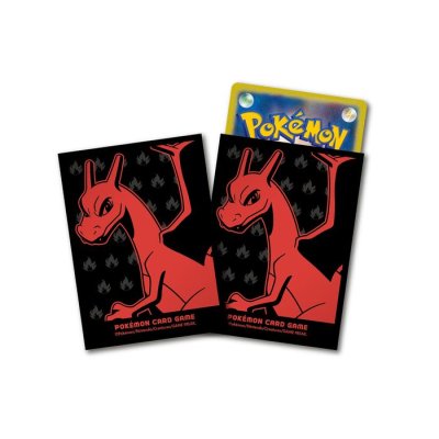 画像1: ☆SALE☆デッキシールドプレミアム・グロス『リザードン』64枚入り【サプライ】{-}