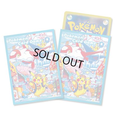 画像1: 〔状態A-〕デッキシールド『フクオカのピカチュウ(スペシャルBOX)※』64枚入り【サプライ】{-}