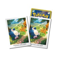 デッキシールド『カントーの冒険 ピカチュウ＆カビゴン』64枚入り【サプライ】{-}