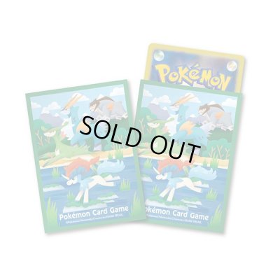 画像1: 〔状態A-〕デッキシールド『ケルディオ』64枚入り【サプライ】{-}