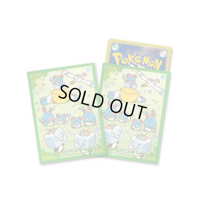 画像1: 〔状態A-〕デッキシールド『花かんむりとマリルたち』64枚入り【サプライ】{-}