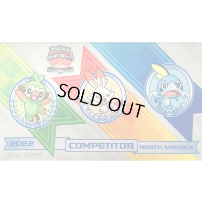 画像1: プレイマット『海外/サルノリ＆ヒバニー＆メッソン(COMPETITOR/NORTH AMERICAロゴ)※』【サプライ】{-}