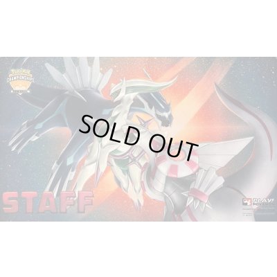 画像1: プレイマット『海外/アルセウス＆ディアルガ＆パルキア(STAFF/REGIONALロゴ)※』【サプライ】{-}