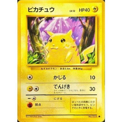 画像1: 〔状態B〕ピカチュウ LV.12(マークあり)【●】{旧裏}