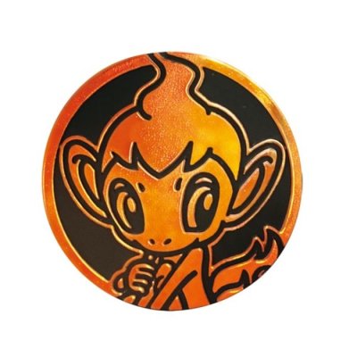 画像1: 〔状態A-〕コイン『ヒコザル(橙:ミラー)』【サプライ】{-}