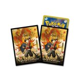 デッキシールド『ヒビキ＆バクフーン』64枚入り【サプライ】{-}