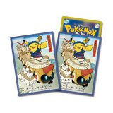 デッキシールド『わらじまつりごっこピカチュウ』64枚入り【サプライ】{-}