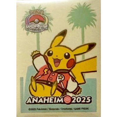 デッキシールド『WCS2025アナハイム(白背景/ピカチュウ)※』65枚入り【サプライ】{-}