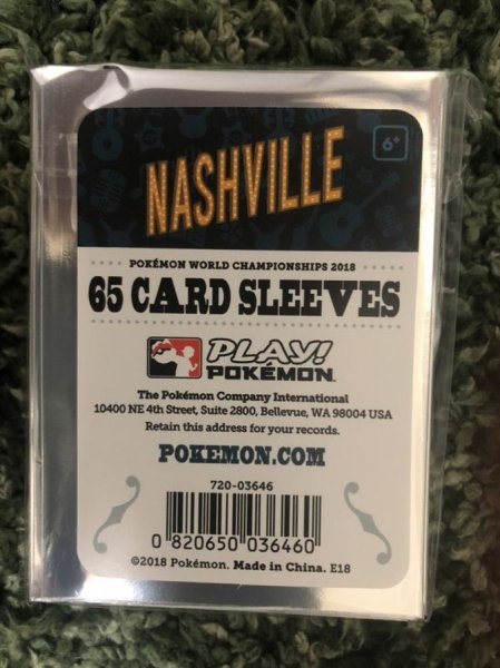 画像2: デッキシールド『WCS2018スリーブ(ナッシュビル)※』65枚入り【サプライ】{-} (2)