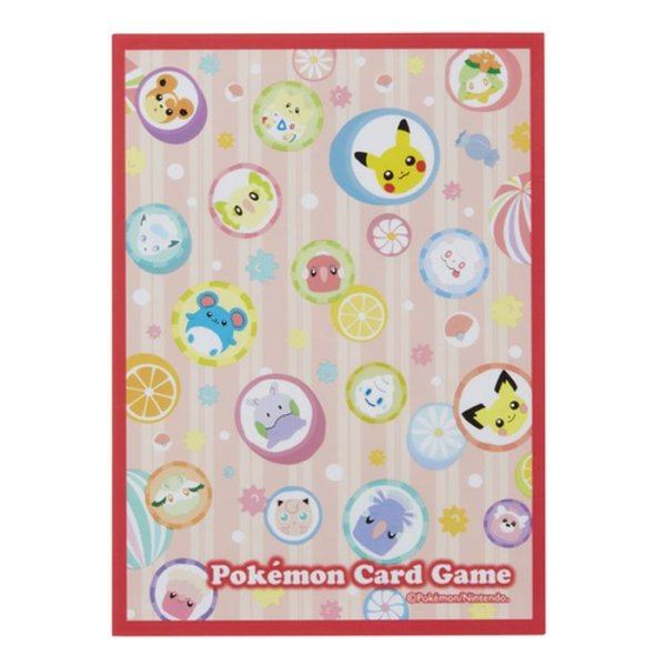 画像1: デッキシールド『飴柄』64枚入り【サプライ】{-} (1)