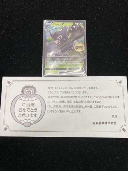 画像2: 〔状態A-〕ザルードV(当選通知書付き)【P】{108/S-P} (2)