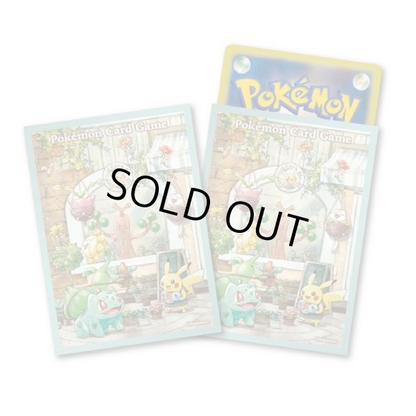 画像1: 〔状態A-〕デッキシールド『Pokemon Grassy Gardening』64枚入り【サプライ】{-} (1)