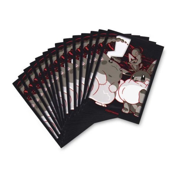 画像1: デッキシールド『海外/ピカチュウVMAX＆イーブイVMAX※』65枚入り【サプライ】{-} (1)