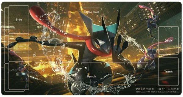 画像1: 〔状態A-〕プレイマット『かがやくゲッコウガ』【サプライ】{-} (1)