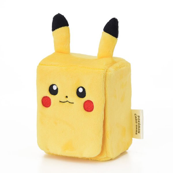 画像1: デッキケース『ぬいぐるみデッキケースピカチュウ』【サプライ】{-} (1)