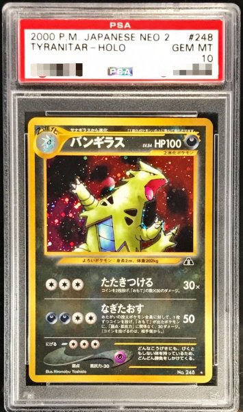 画像1: 〔PSA10鑑定済〕バンギラス LV.54【★】{旧裏} (1)