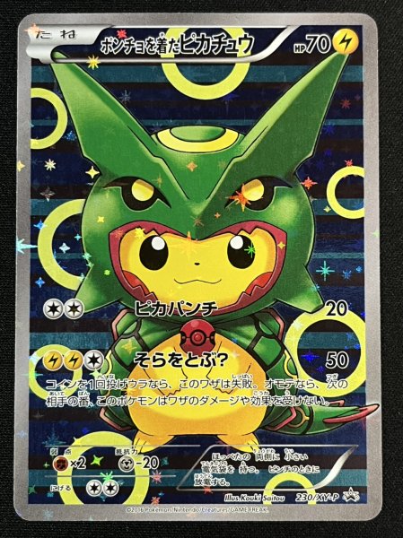 ポンチョを着たピカチュウの買取（メガリザードンX）| ポケモン