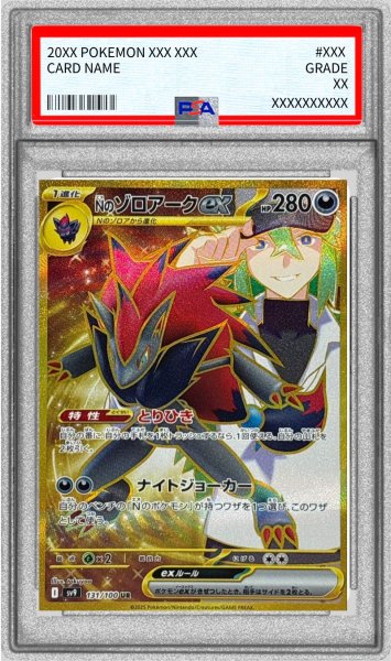画像1: 〔PSA10鑑定済〕Nのゾロアークex【UR】{131/100} (1)