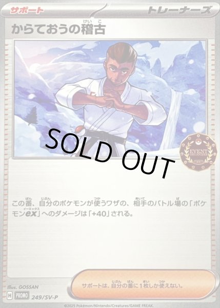 画像1: 〔状態A-〕からておうの稽古【P】{249/SV-P} (1)