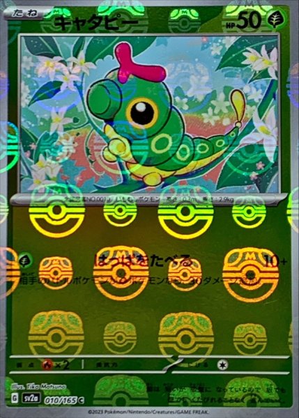 画像1: 〔状態B〕キャタピー(マスターボールミラー)【C】{010/165} (1)