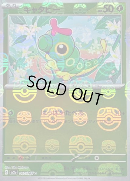 画像1: 〔状態A-〕キャタピー(マスターボールミラー)【C】{010/165} (1)