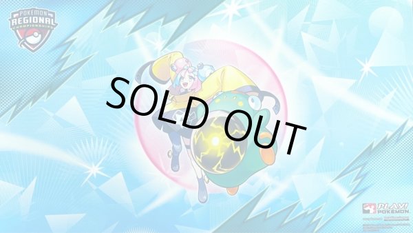 画像1: 〔状態A-〕プレイマット『海外/ナンジャモ＆ハラバリー(REGIONALロゴ)※』【サプライ】{-} (1)