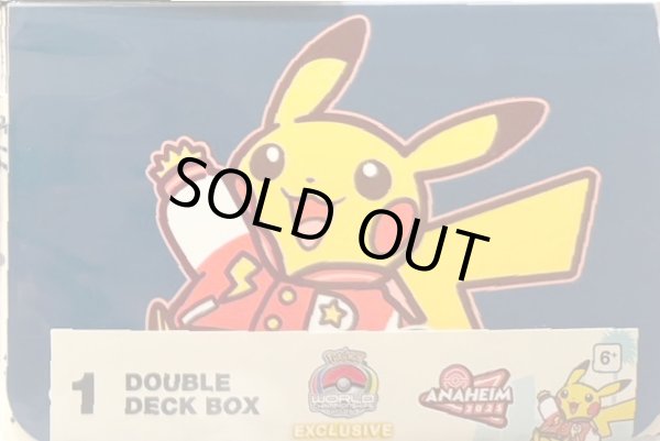 画像1: 〔状態A-〕ダブルデッキケース『WCS2025アナハイム(ピカチュウ)※』【サプライ】{-} (1)