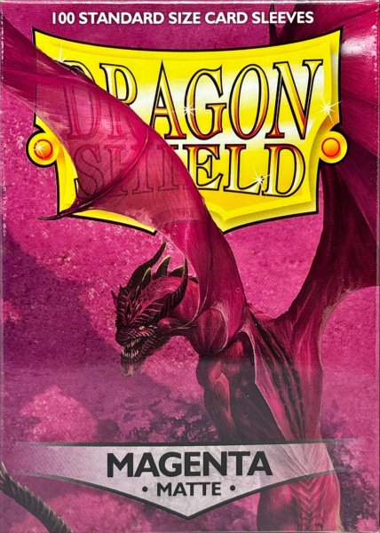 画像2: ドラゴンシールドマット(マジェンタ) 100枚 (66×91)【サプライ】{-} (2)