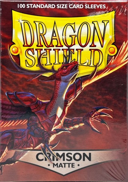 画像2: ドラゴンシールドマット(クリムゾン) 100枚 (66×91)【サプライ】{-} (2)