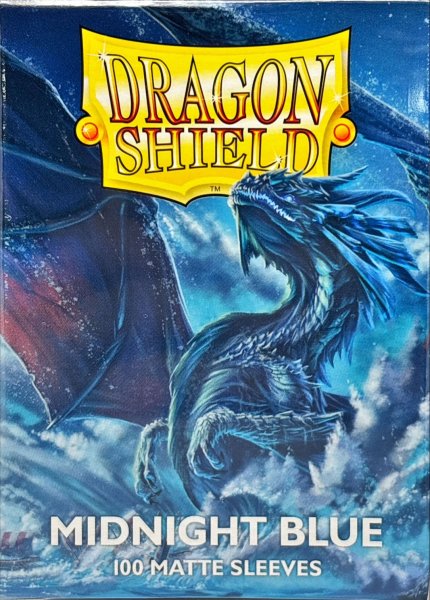 画像2: ドラゴンシールドマット(ミッドナイトブルー) 100枚 (66×91)【サプライ】{-} (2)
