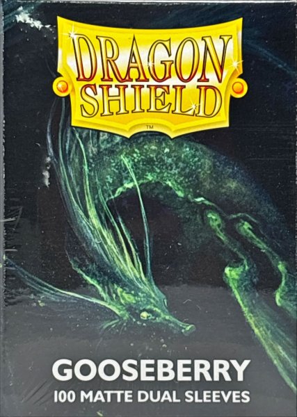 画像2: ドラゴンシールドデュアルマット(グーズベリー) 100枚 (66×91)【サプライ】{-} (2)