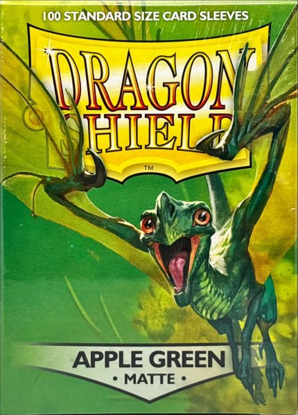 画像2: ドラゴンシールドマット(アップルグリーン) 100枚 (66×91)【サプライ】{-} (2)