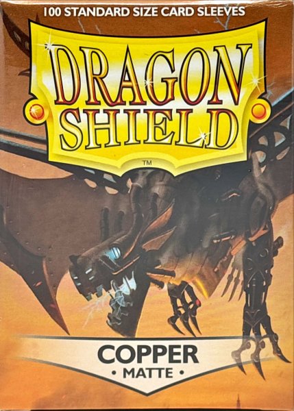 画像2: ドラゴンシールドマット(コッパー) 100枚 (66×91)【サプライ】{-} (2)