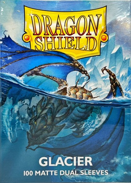 画像2: ドラゴンシールドデュアルマット(グレイシア) 100枚 (66×91)【サプライ】{-} (2)