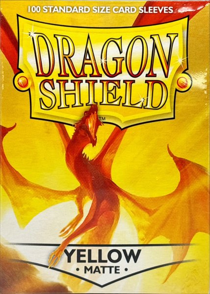 画像2: ドラゴンシールドマット(イエロー) 100枚 (66×91)【サプライ】{-} (2)