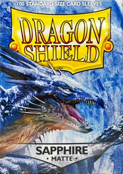 画像2: ドラゴンシールドマット(サファイア) 100枚 (66×91)【サプライ】{-} (2)