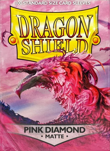 画像2: ドラゴンシールドマット(ピンクダイヤモンド) 100枚 (66×91)【サプライ】{-} (2)