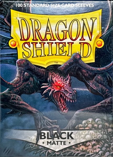 画像2: ドラゴンシールドマット(ブラック) 100枚 (66×91)【サプライ】{-} (2)