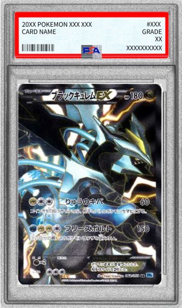 画像1: 〔※状態難/PSA10鑑定済〕ブラックキュレムEX【SR】{062/059} (1)